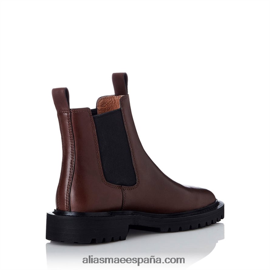 cuero chocolate Alias Mae cazador NVV6BT197