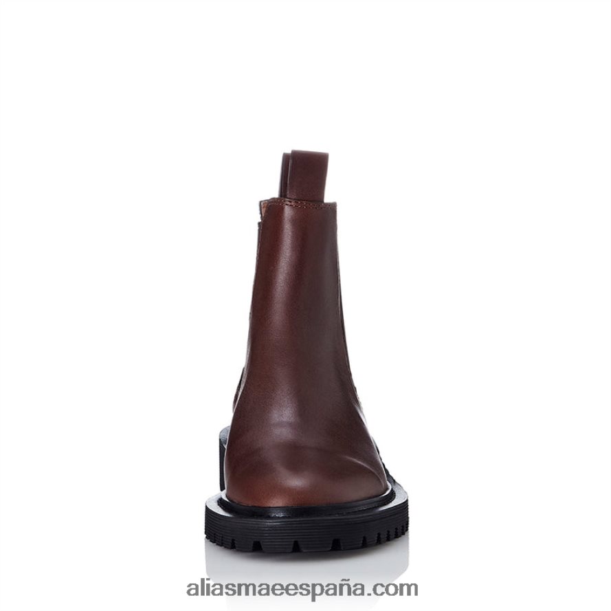 cuero chocolate Alias Mae cazador NVV6BT197