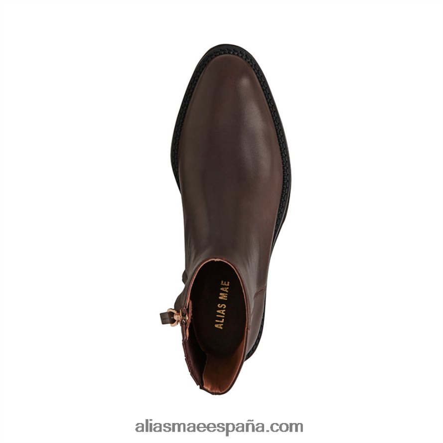 cuero chocolate Alias Mae toros NVV6BT180