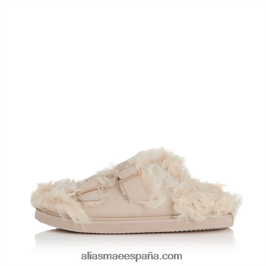 crema/piel de oveja natural/cuero Alias Mae patty NVV6BT155