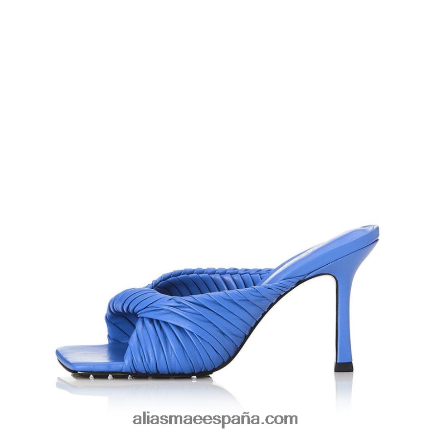 cuero azul brillante Alias Mae bajo NVV6BT46