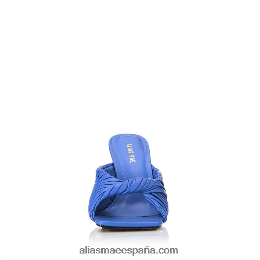 cuero azul brillante Alias Mae bajo NVV6BT46