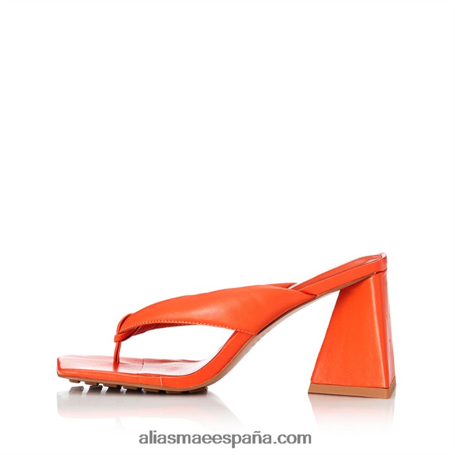 cuero naranja Alias Mae anillo NVV6BT27