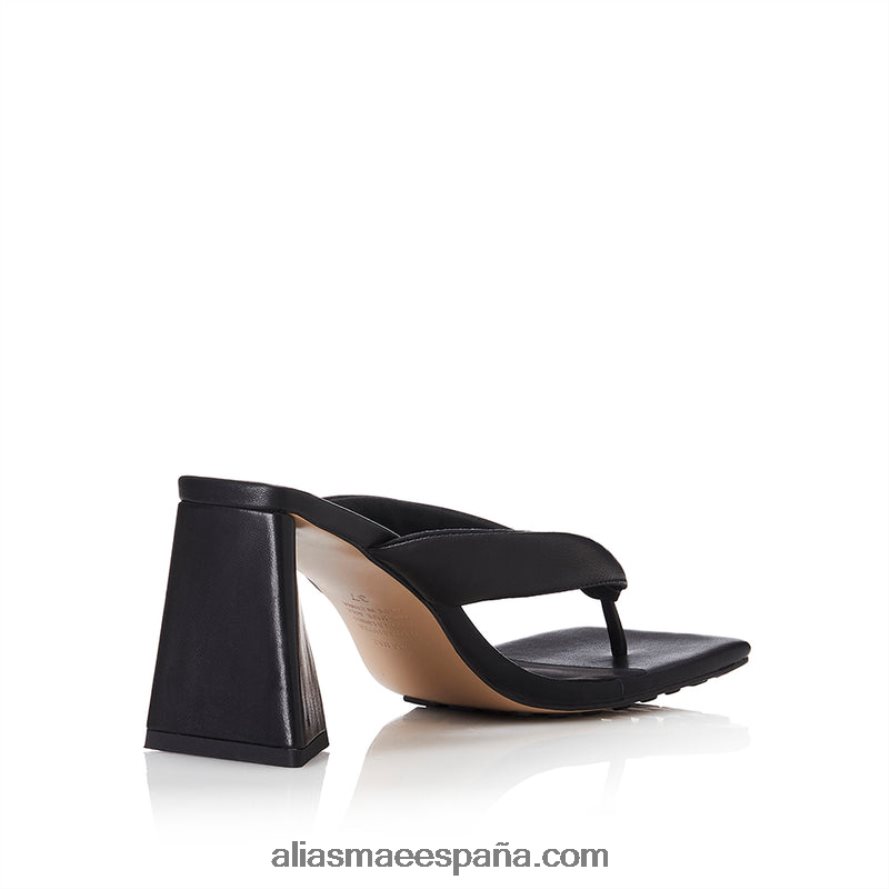 cuero negro Alias Mae anillo NVV6BT28